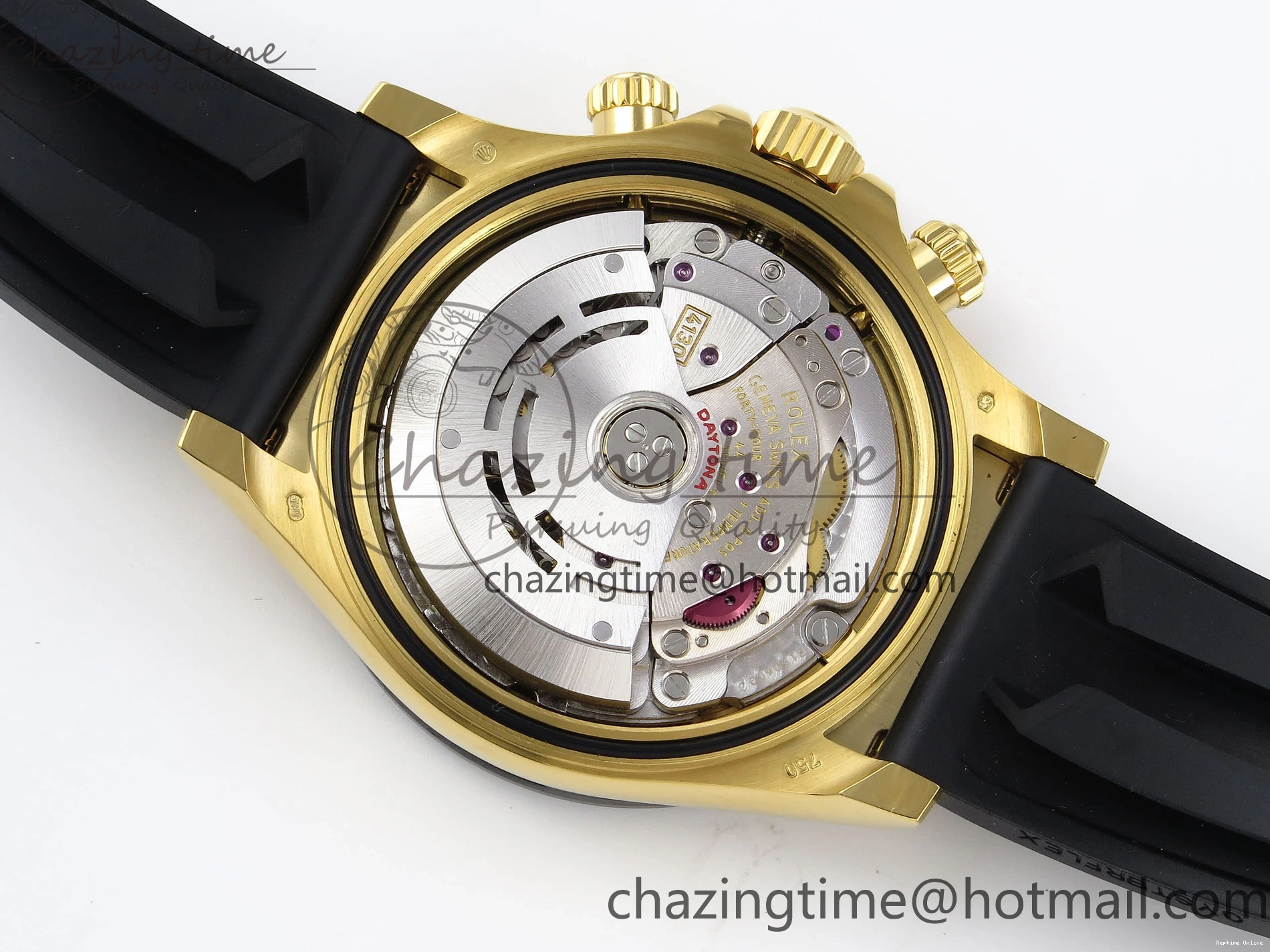 0401 Minimalist DAYTONA 116518 APSF 1:1 BEST EDITION WHITE DIAL ON OYSTERFLEX RUBBER STRAP SH 1781